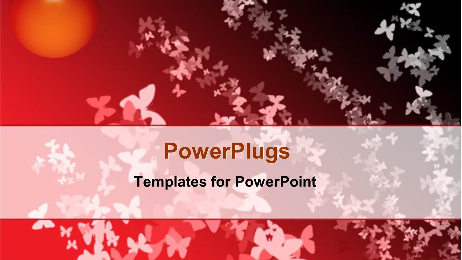 a Number of Butterflies with Red Background