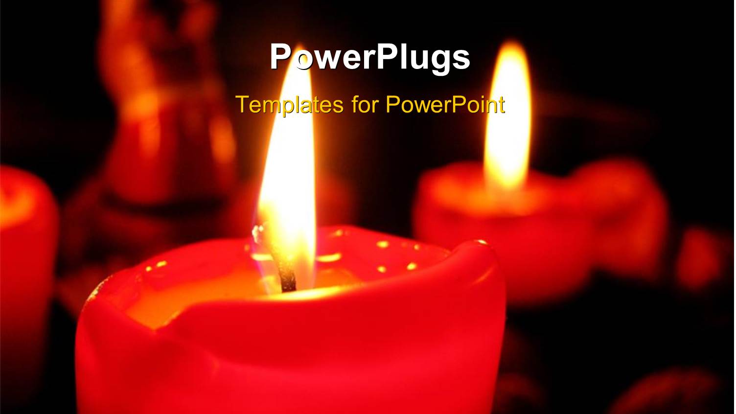 a Number of Candles with Blackish Background