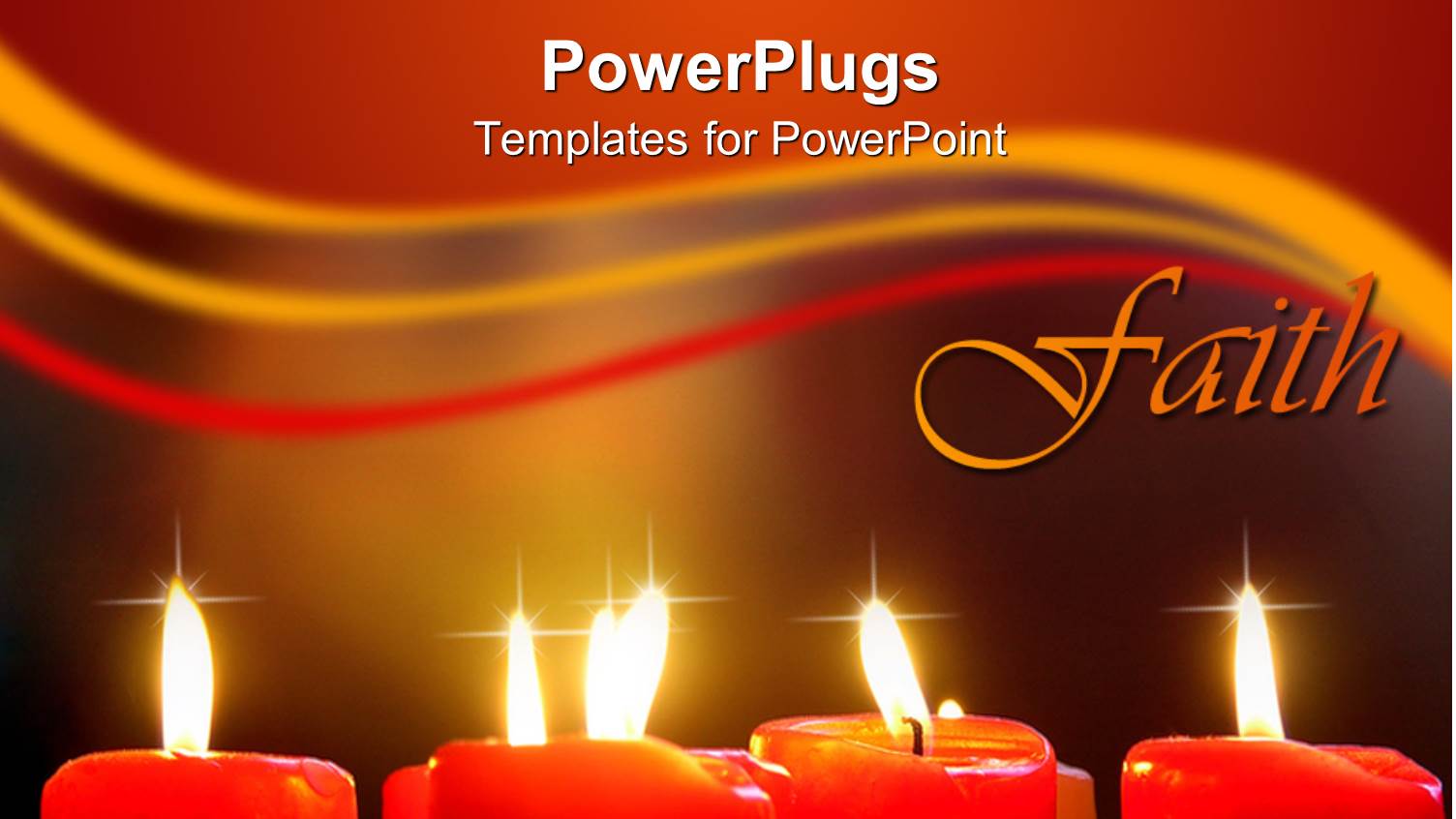 a Number of Candles Burning Together