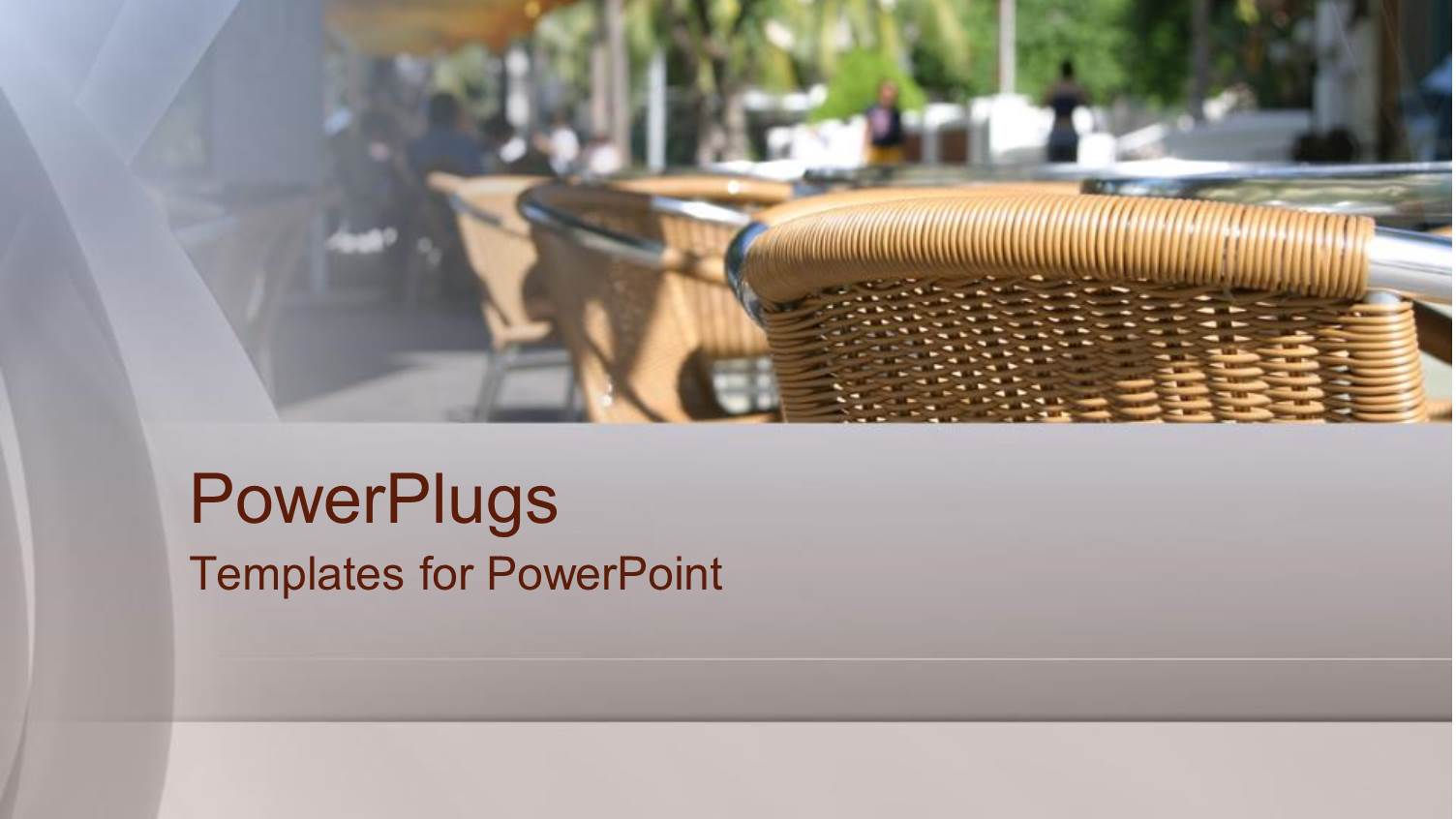 a Number of Chairs in the Sunlight