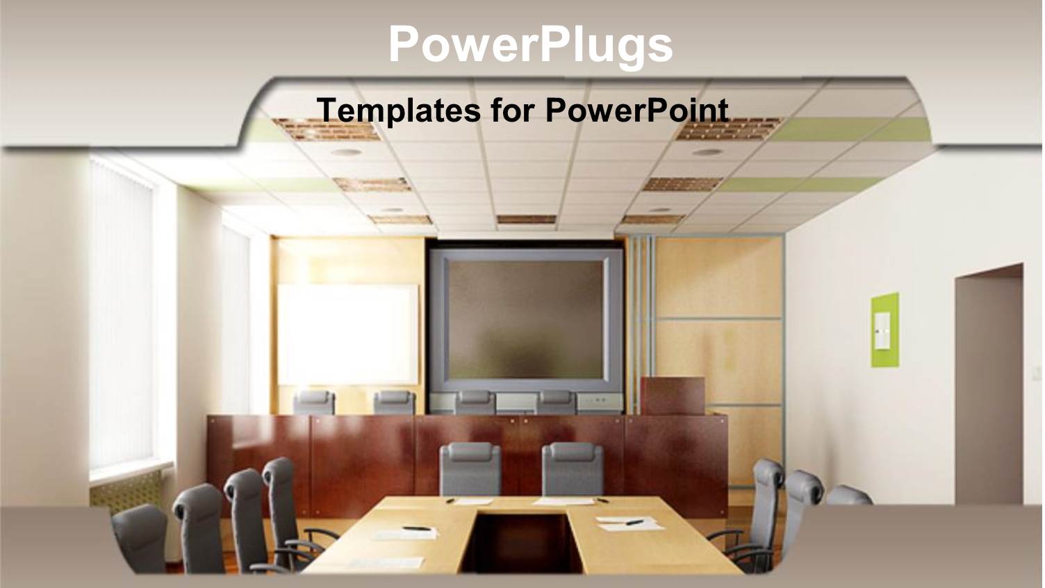 a Number of Chairs and a Table in the Office