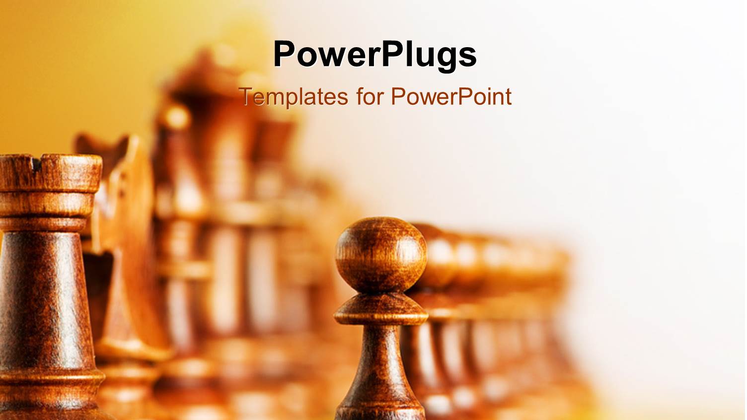 a Number of Chess Pieces with Blurred Background