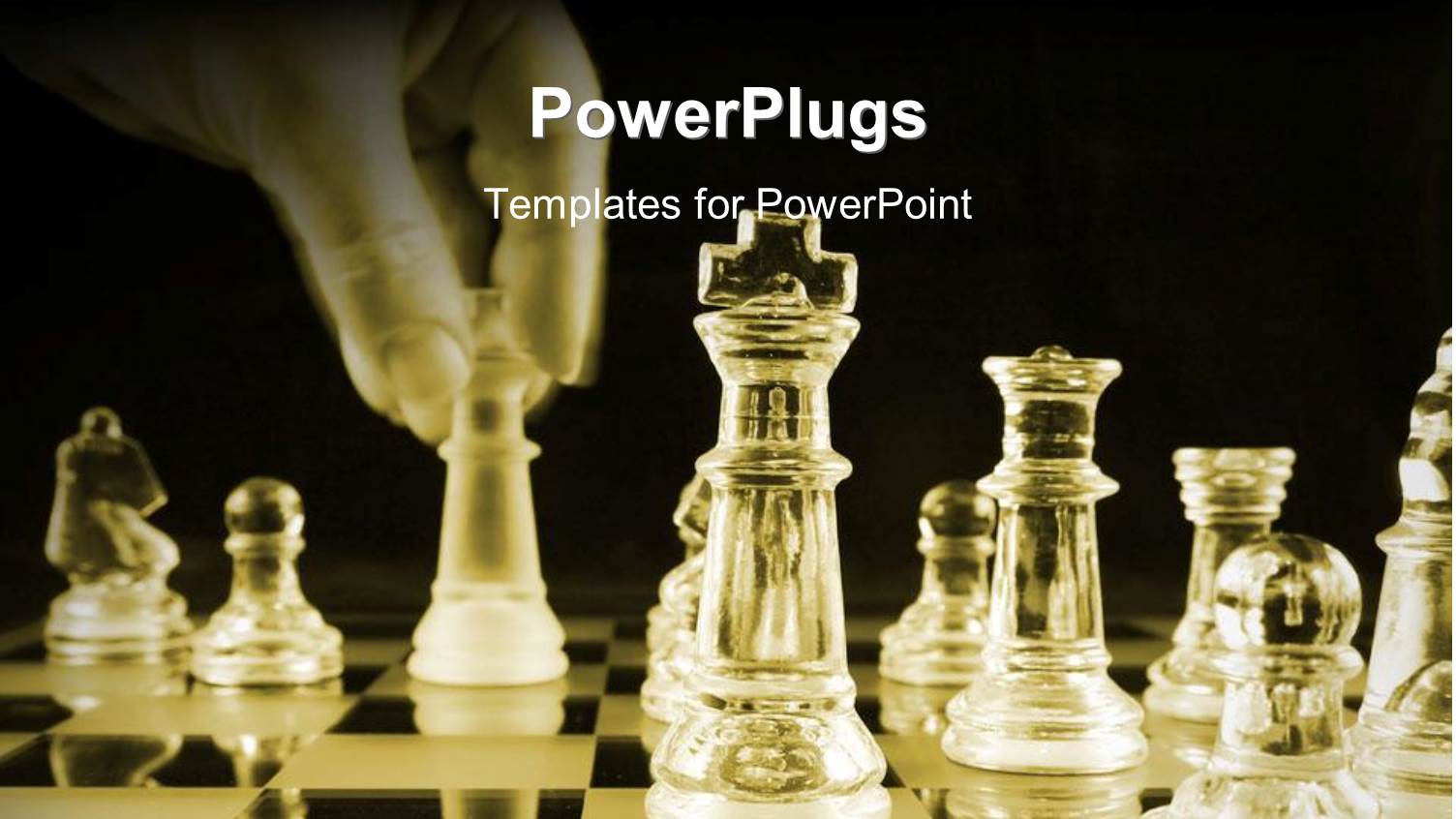 a Number of Chess Pieces Made of Glass