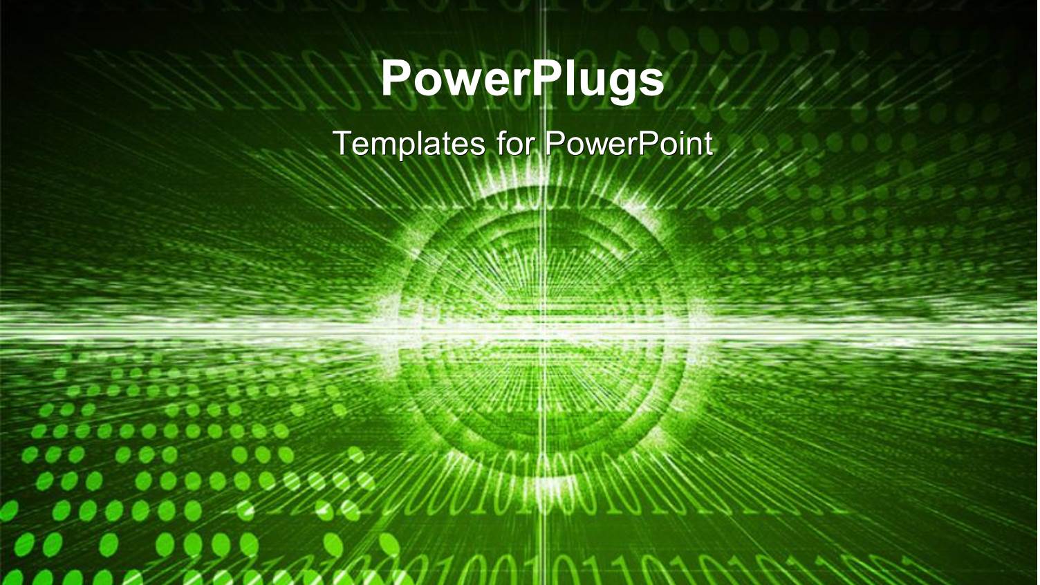a Number of Circles with Binary Numbers in the Background