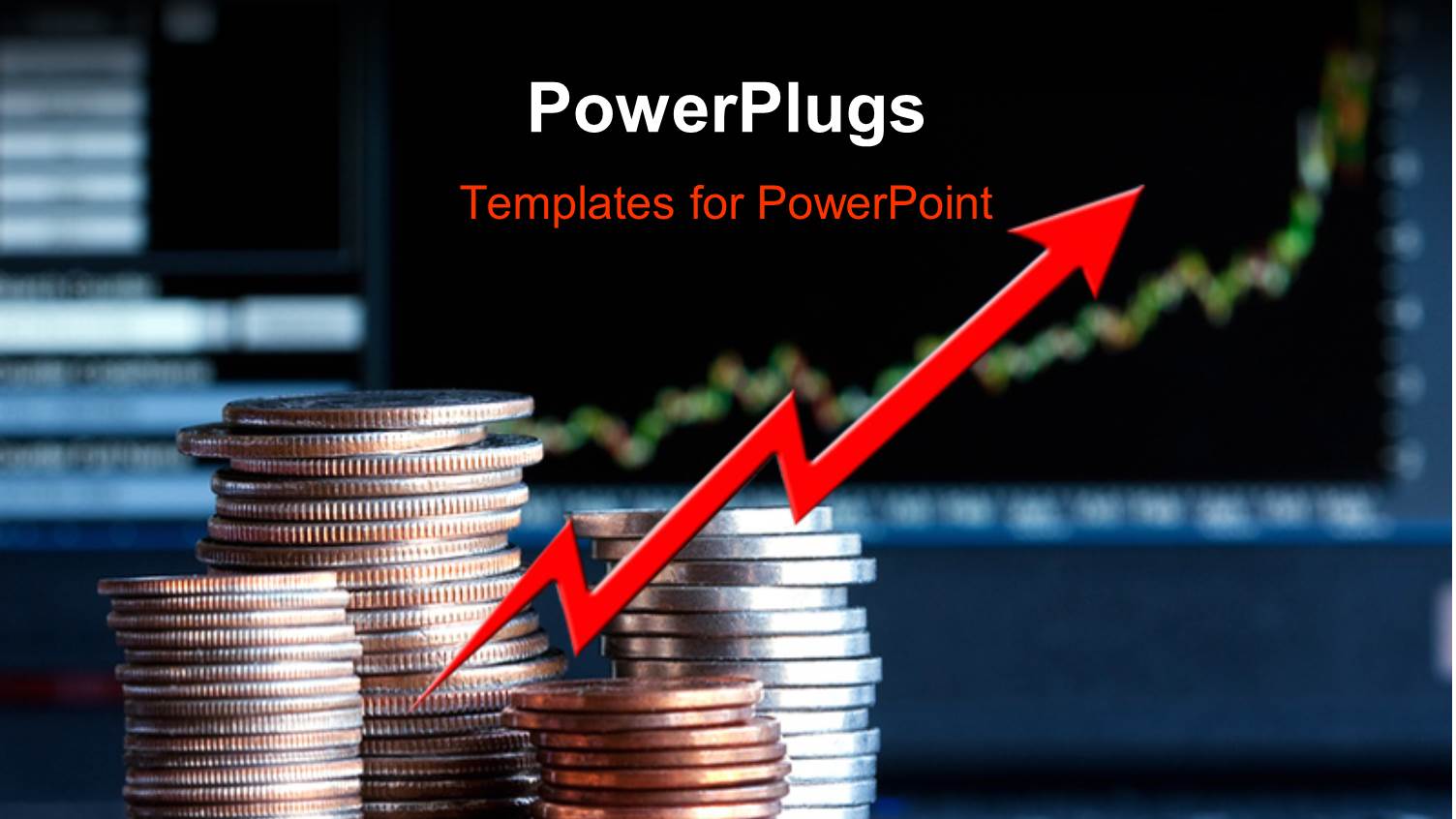 a Number of Coins with Bluish Background and Place for Text