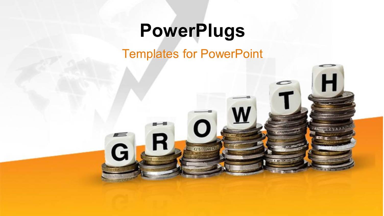 a Number of Coins with the Dices on Top of them