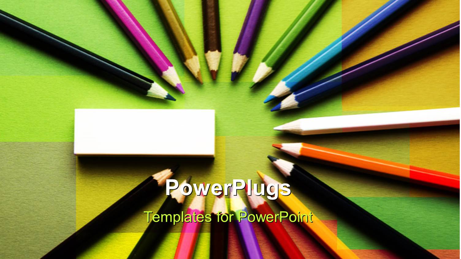 a Number of Color Pencils Creating a Circle with an Eraser