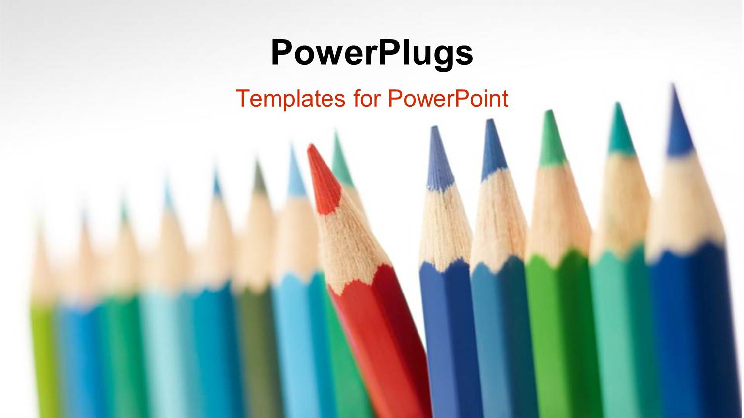 a Number of Color Pencils in a Line with Grayish Background