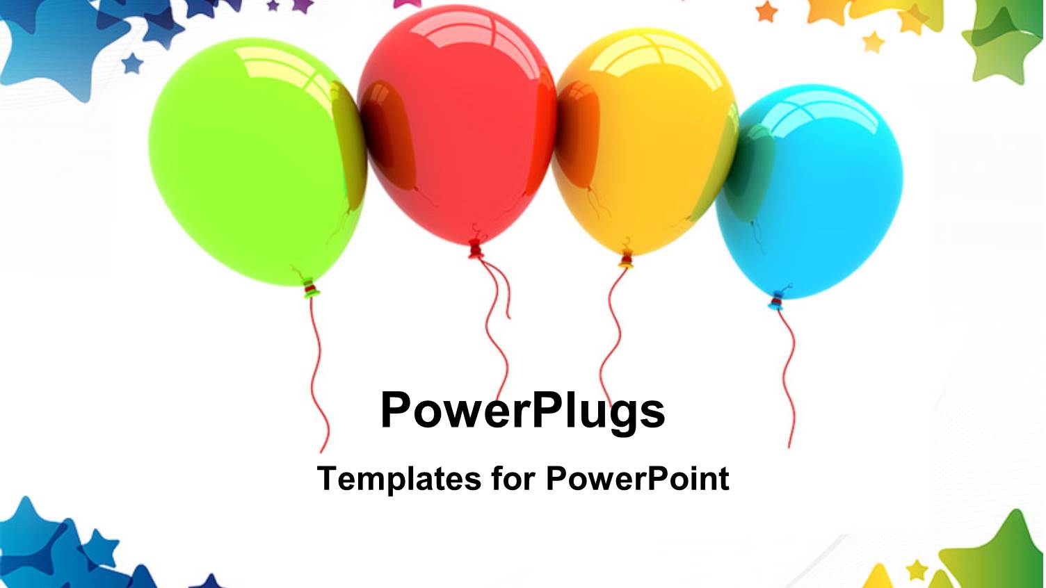 a Number of Colorful Balloons with White Background