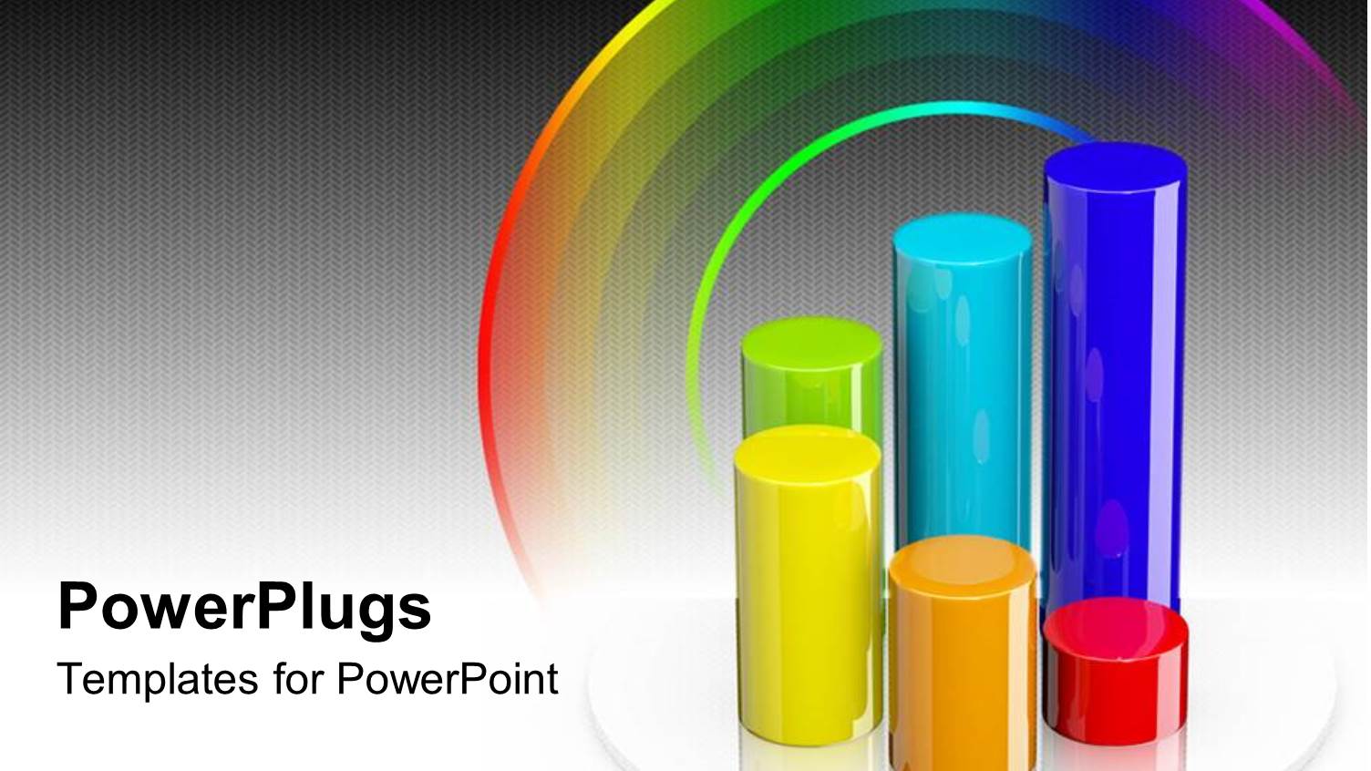 a Number of Colorful Cylindrical Shapes