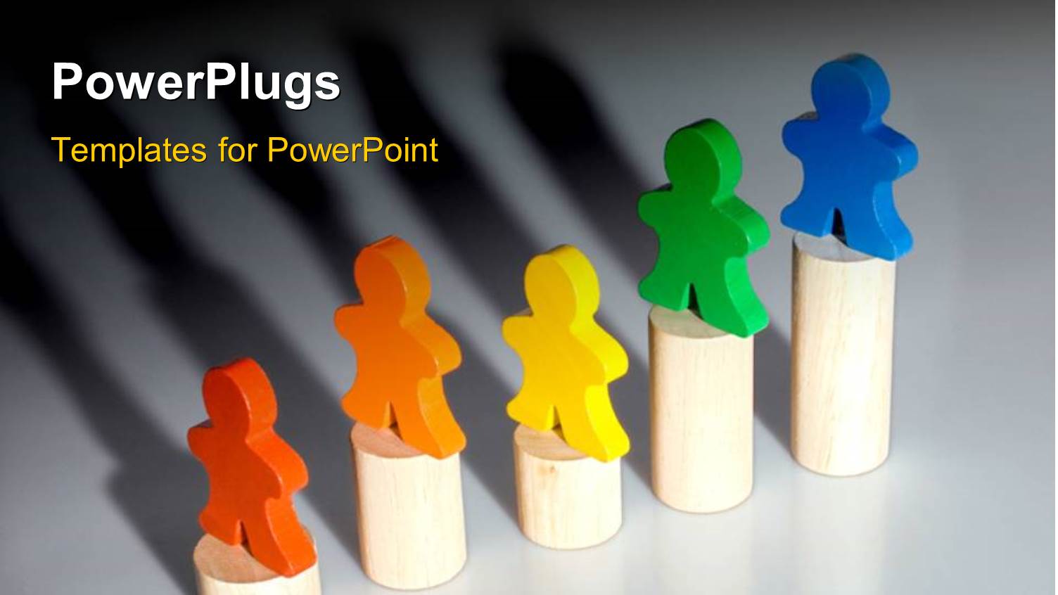 a Number of Colorful Figures with Bullet Points and Place for Text