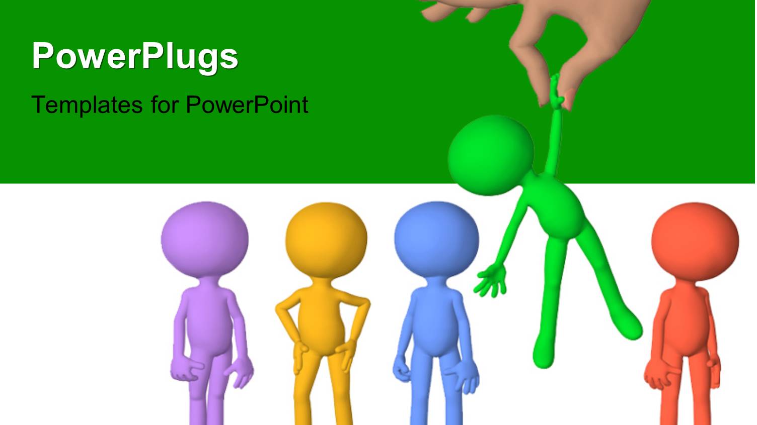 a Number of Colorful Figures with Greenish Background