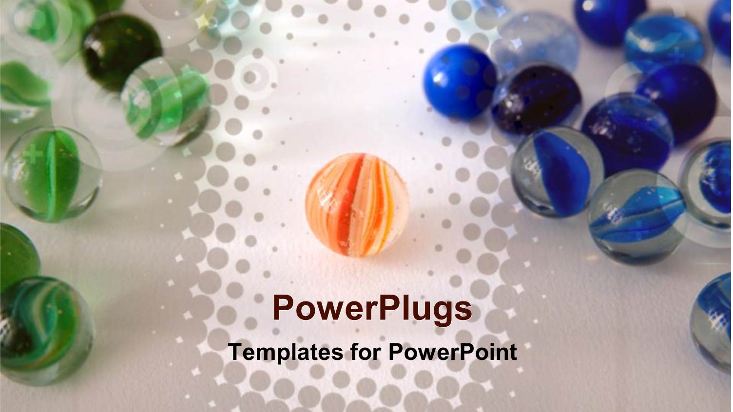 a Number of Colorful Marbles in Circular Shapes