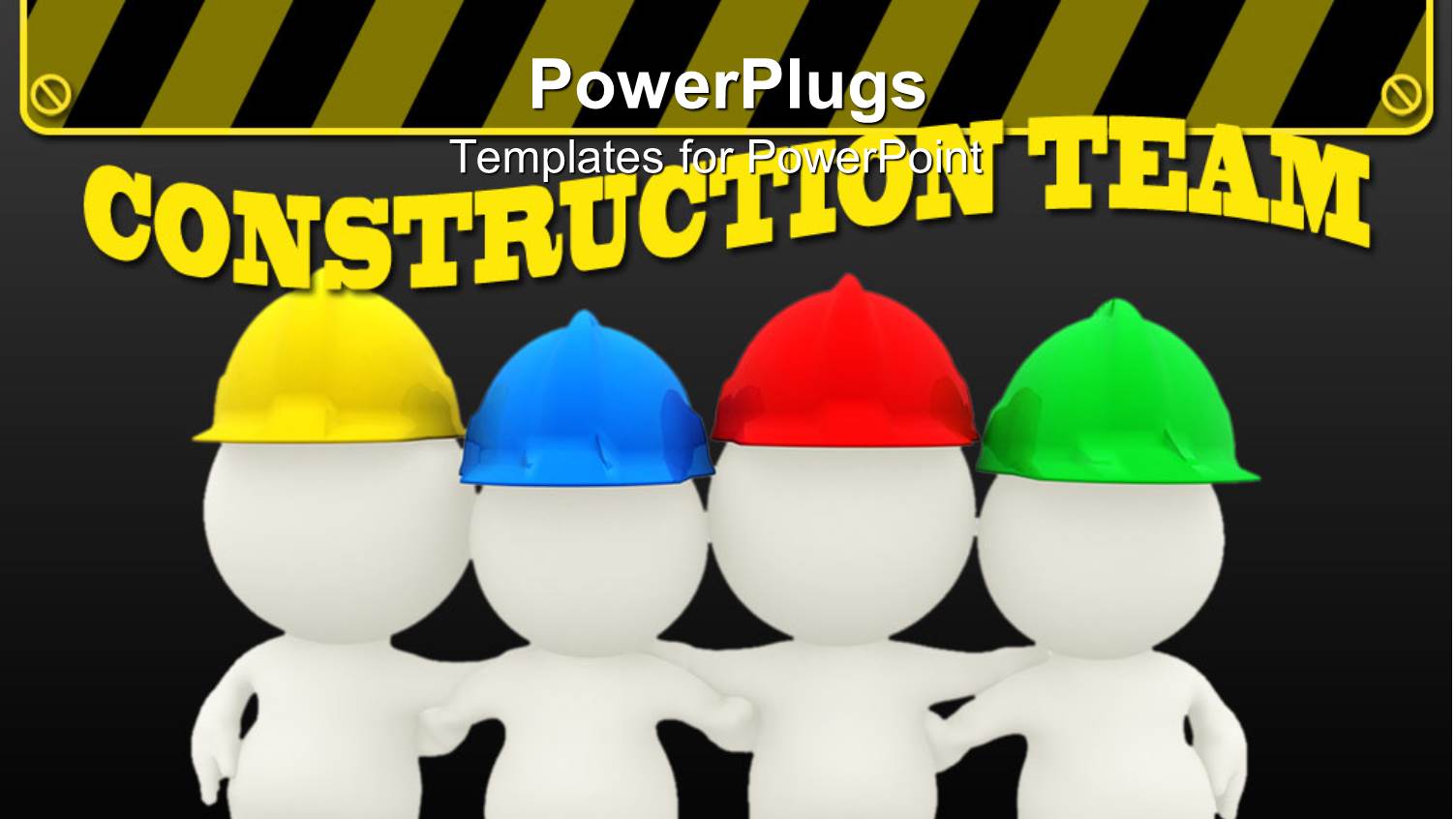 a Number of Construction Workers Standing Together with Grayish Background