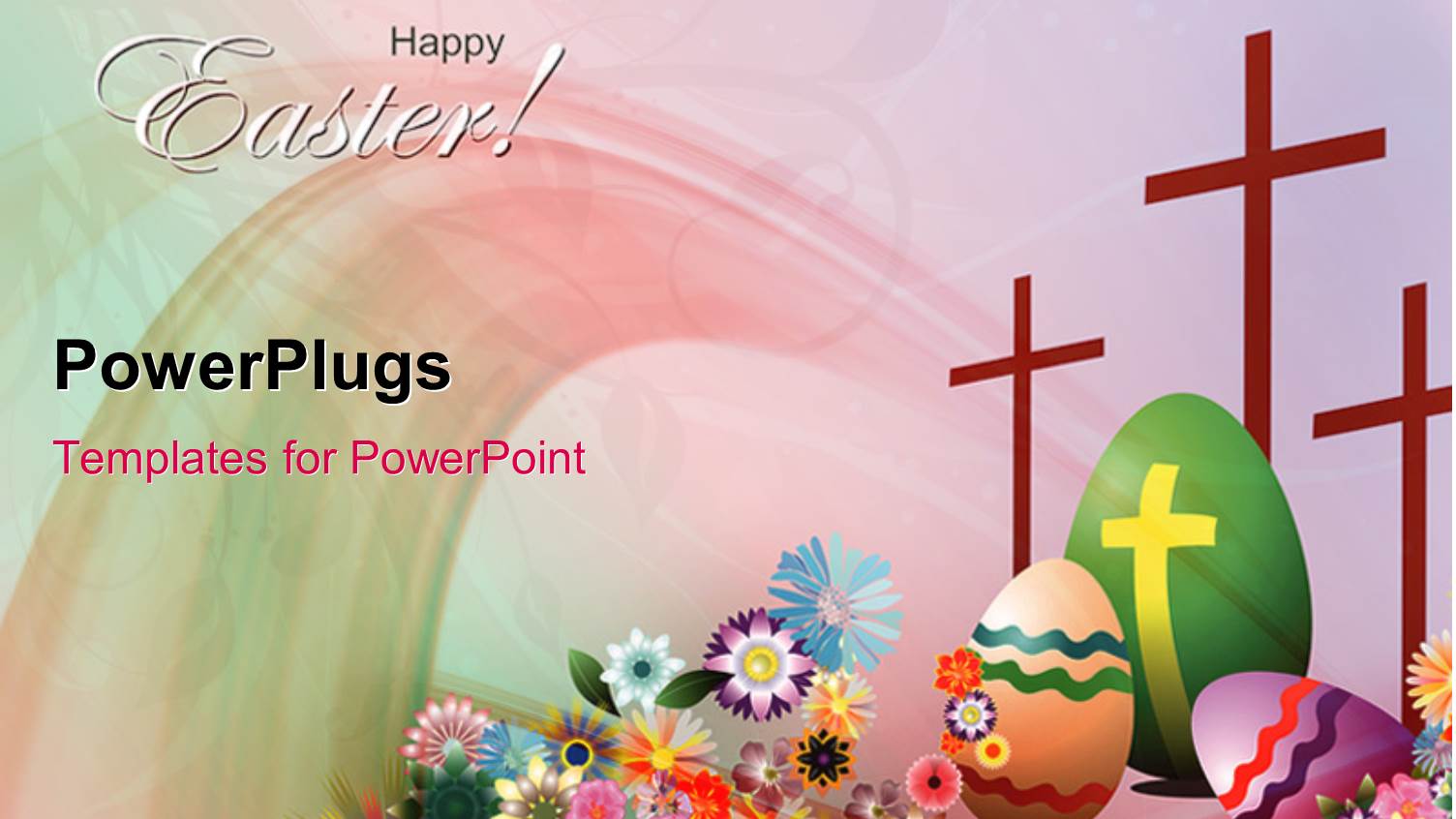 a Number of Crosses and Easter Day Celebration Stuff