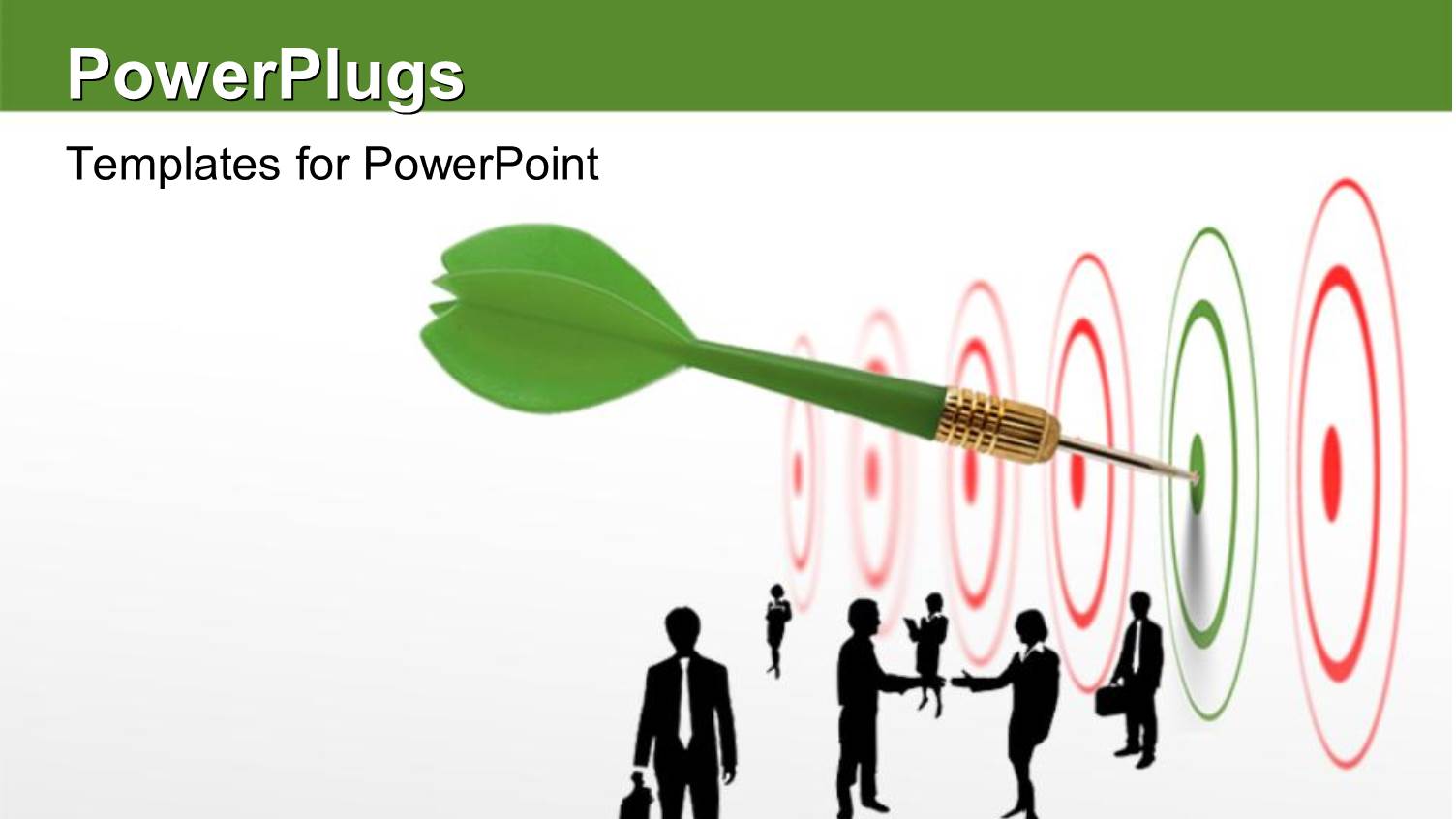 a Number of Dartboards with just One Being Hit by a Dart