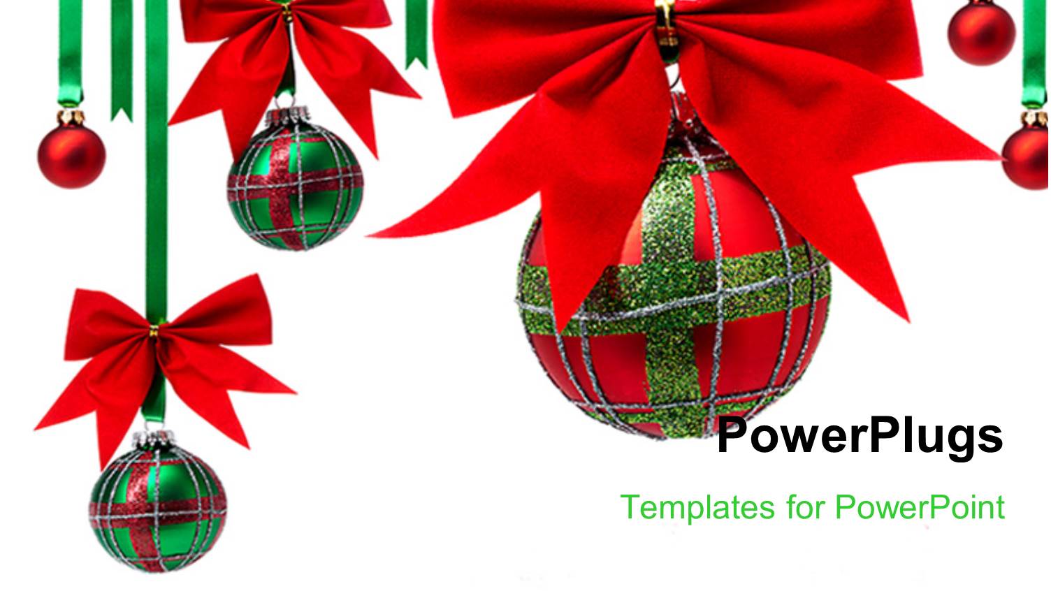 a Number of Decoration Balls Hanging with White Background