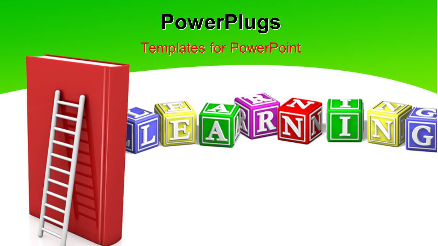 a Number of Dices with a Greenish Background and a Ladder in Front