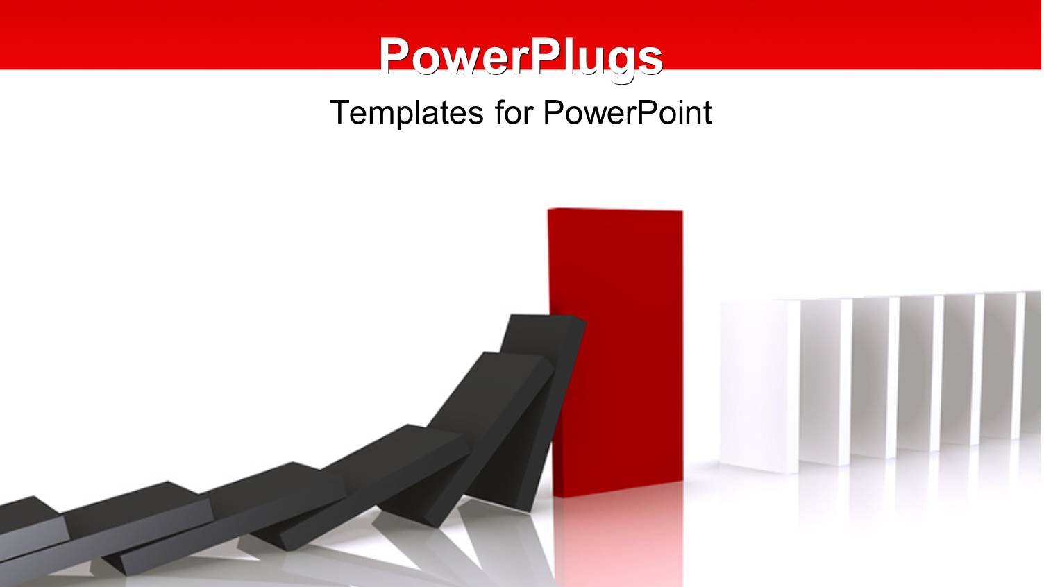 a Number of Dominos Trying to Hit the other Half