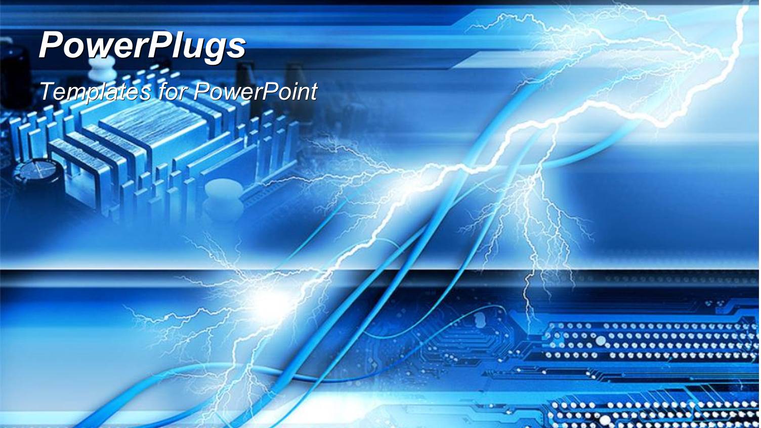 a Number of Dots with an Electric Bolt