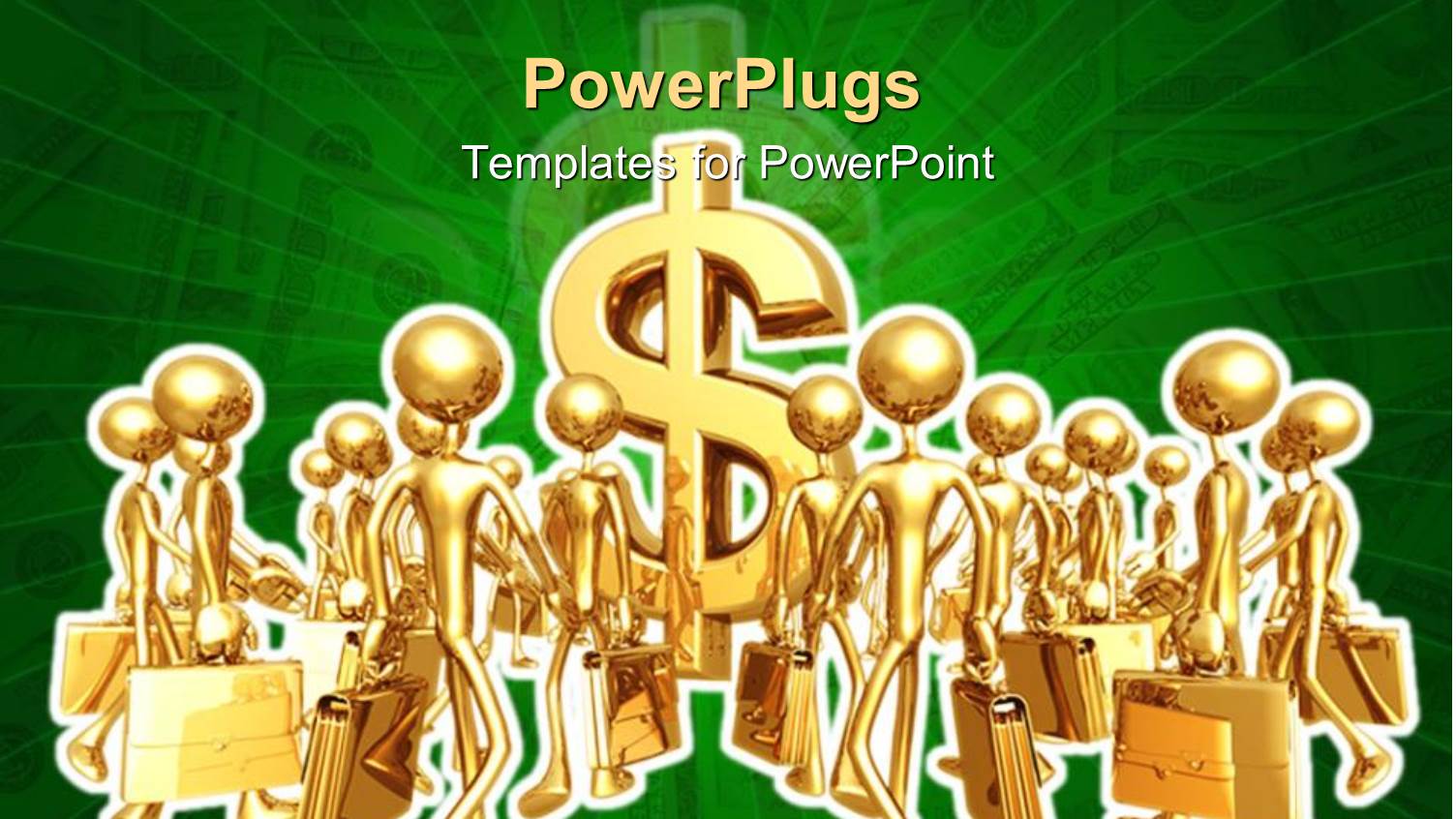 a Number of Figures with a Dollar Sign in the Background