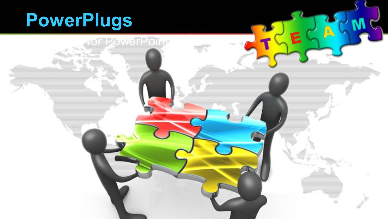 a Number of Figures Holding the Puzzle Pieces