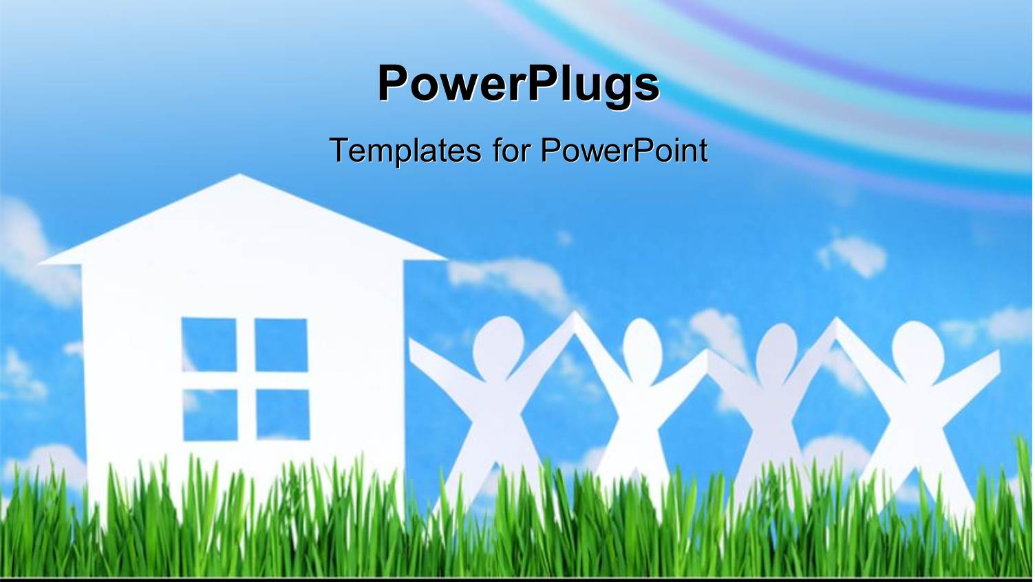 a Number of Figures and a House