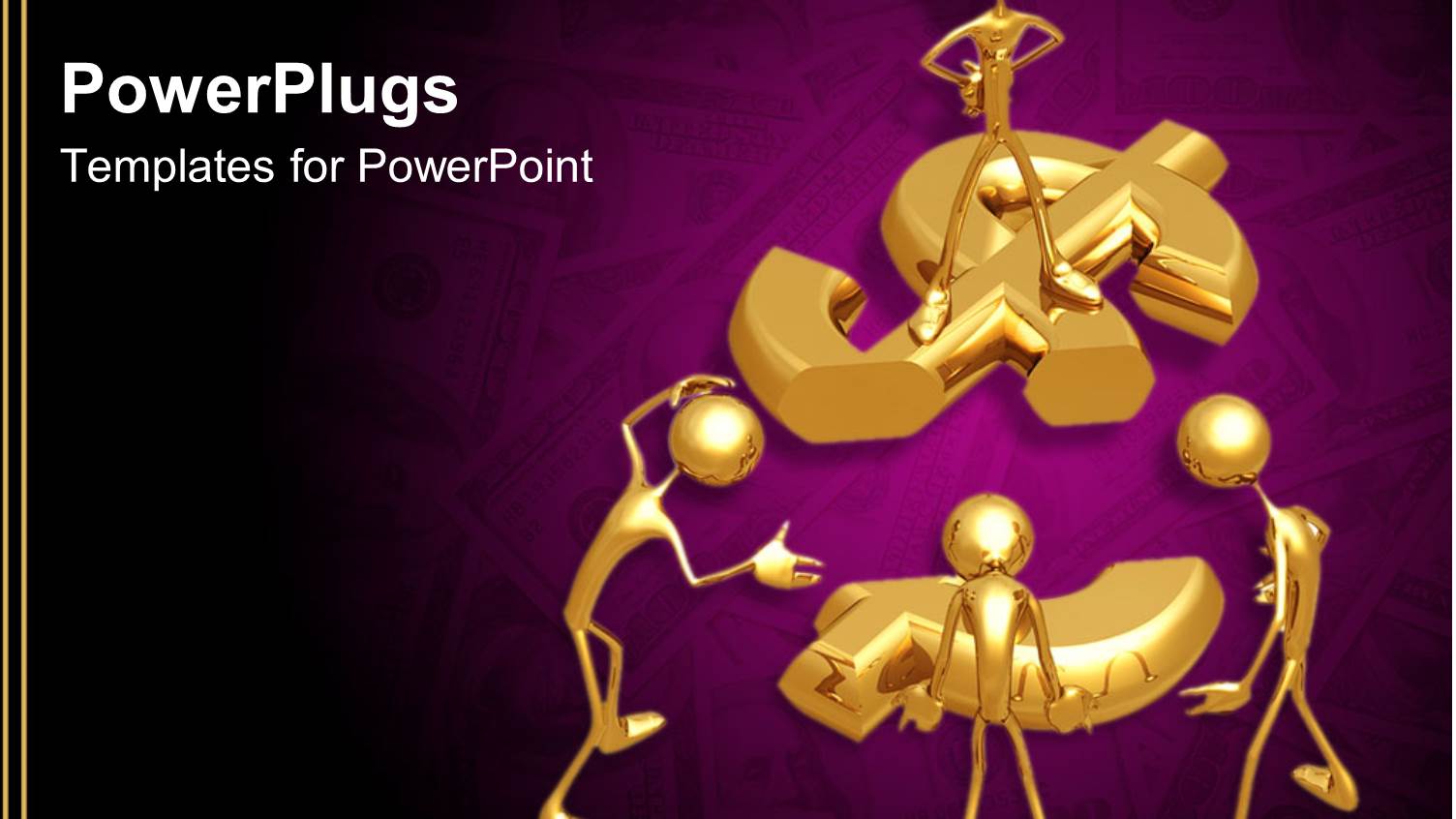 a Number of Figures with Pieces of Dollar Sign