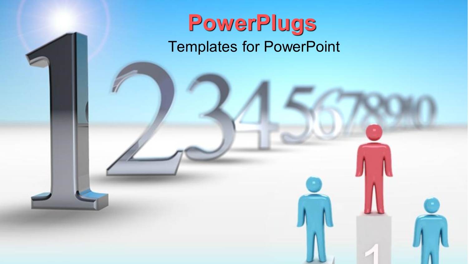 a Number of Figures on the Podium and Numbers