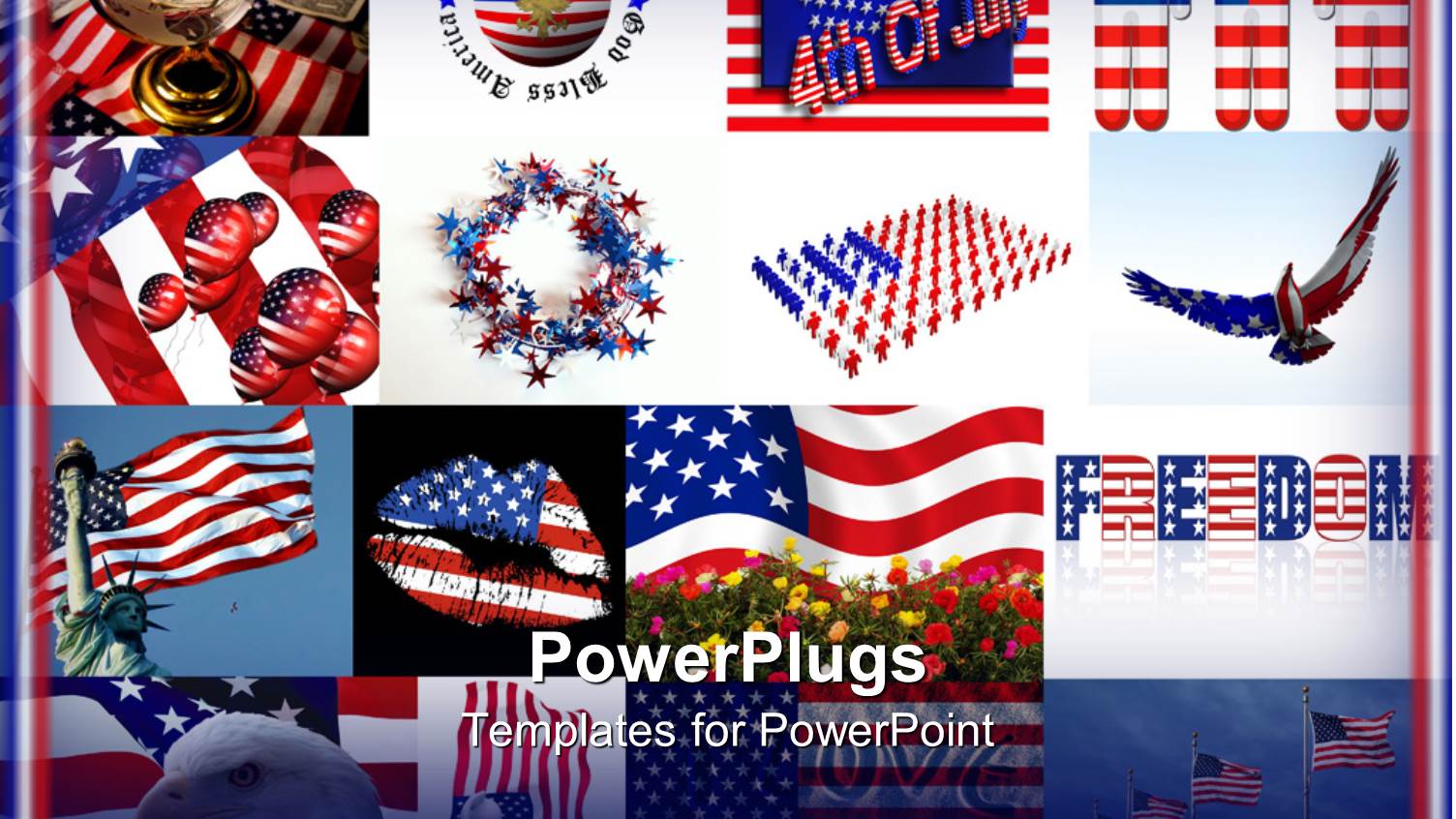 a Number of Figures Related to American Flag