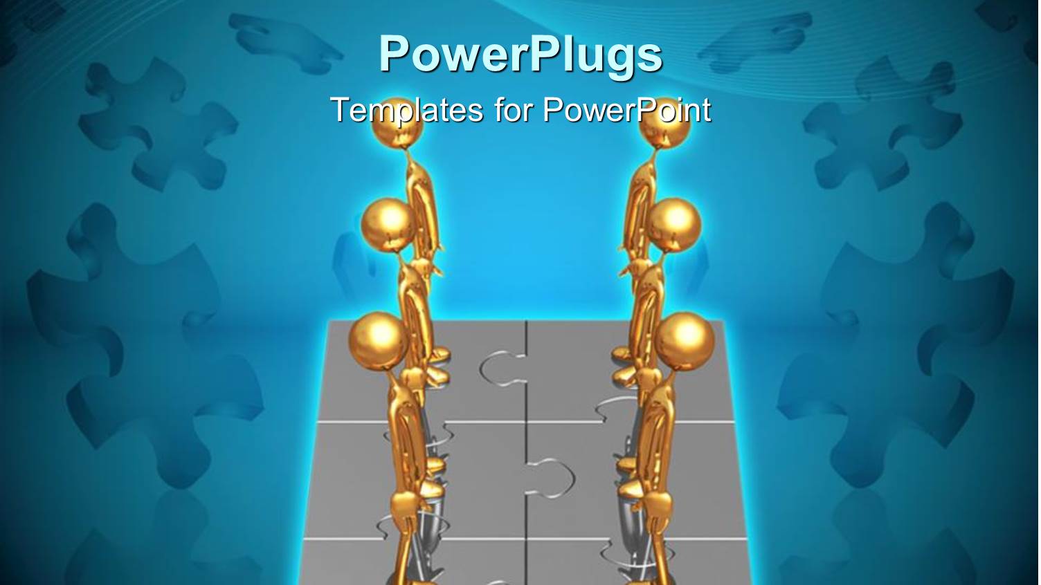 a Number of Figures Together on a Jigsaw Puzzle