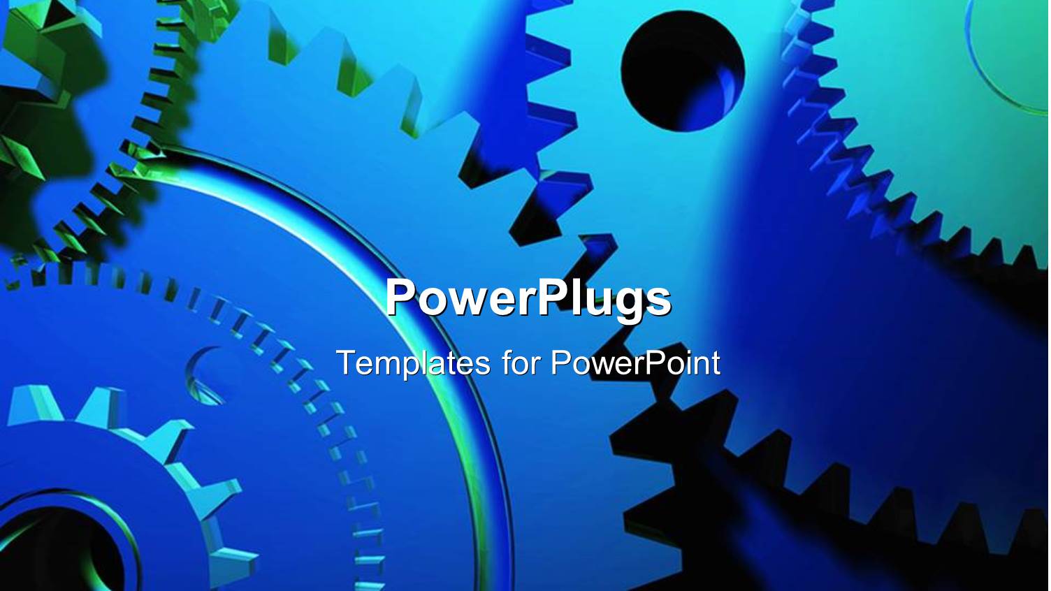 a Number of Gears in the Background