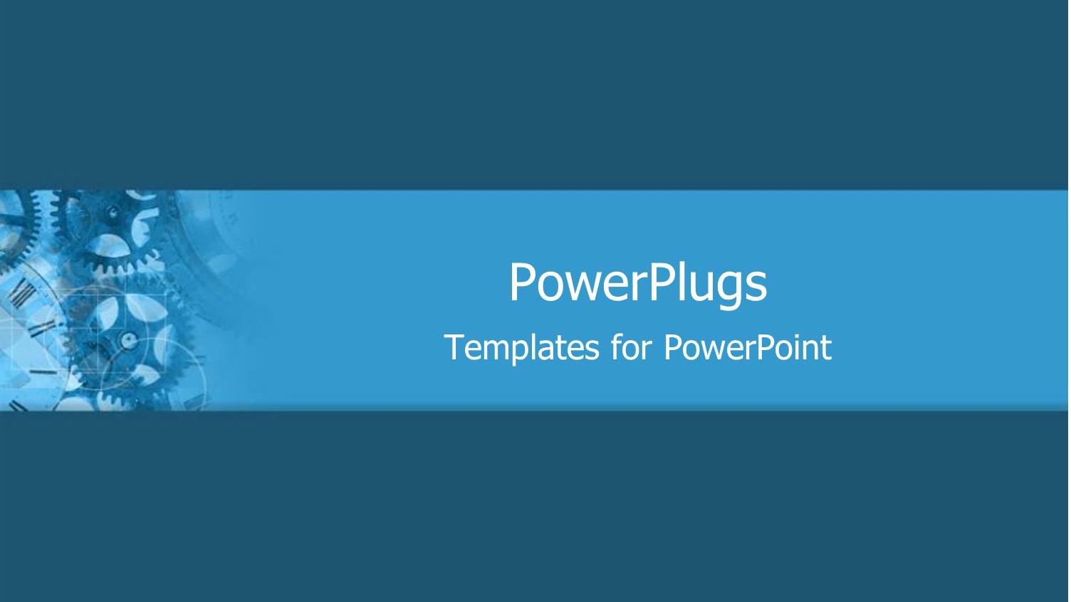 a Number of Gears with Bluish Background