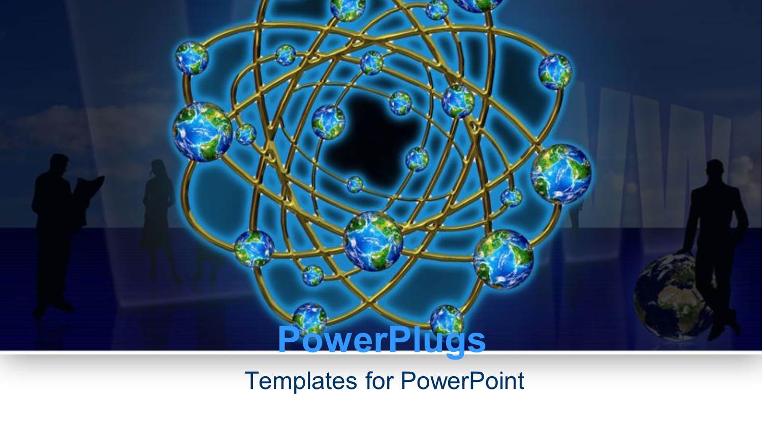 a Number of Globes Connected to Each other in a Circular Way