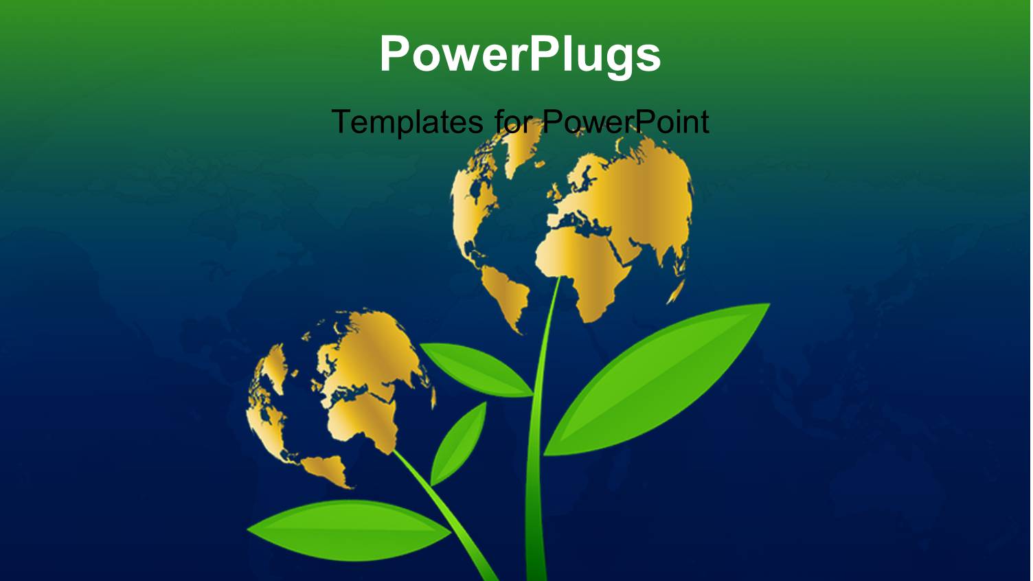 a Number of Globes in Form of Flowers with Bluish Background