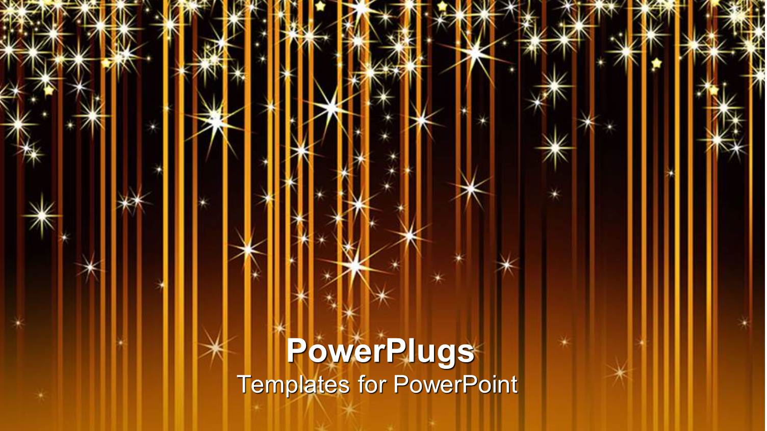 a Number of Glowing Stars with Brownish Background