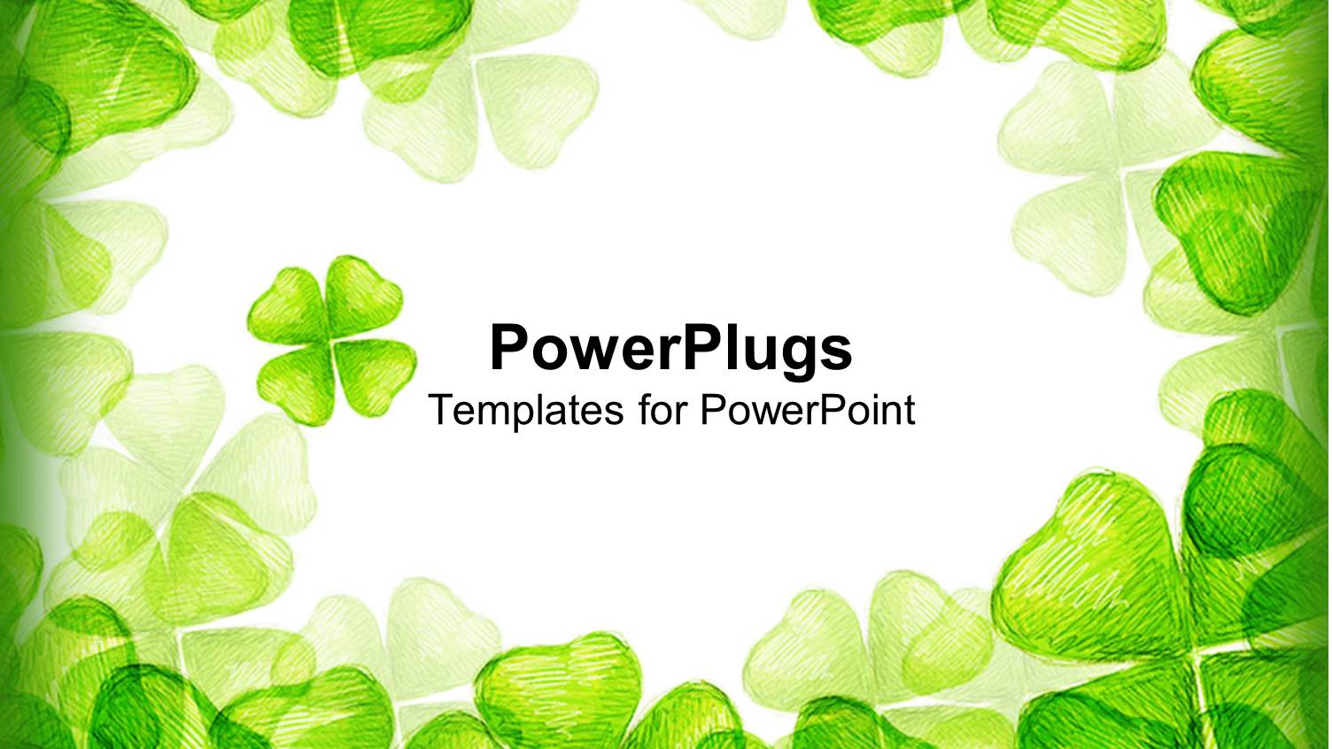 a Number of Green Leaves in Form of Hearts