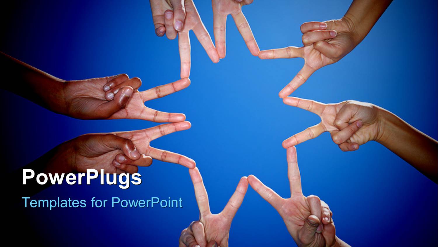 a Number of Hands Joining their Fingers