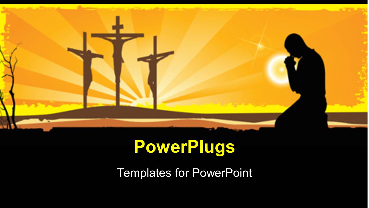 a Number of Holy Crosses with Yellowish Background