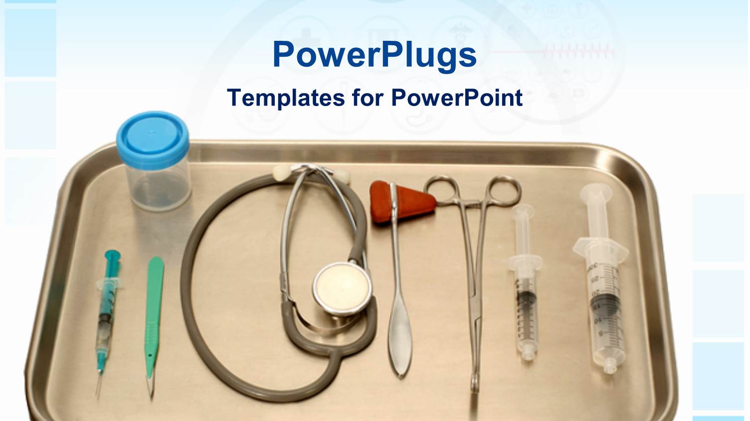 a Number of Injections Along with a Stethoscope