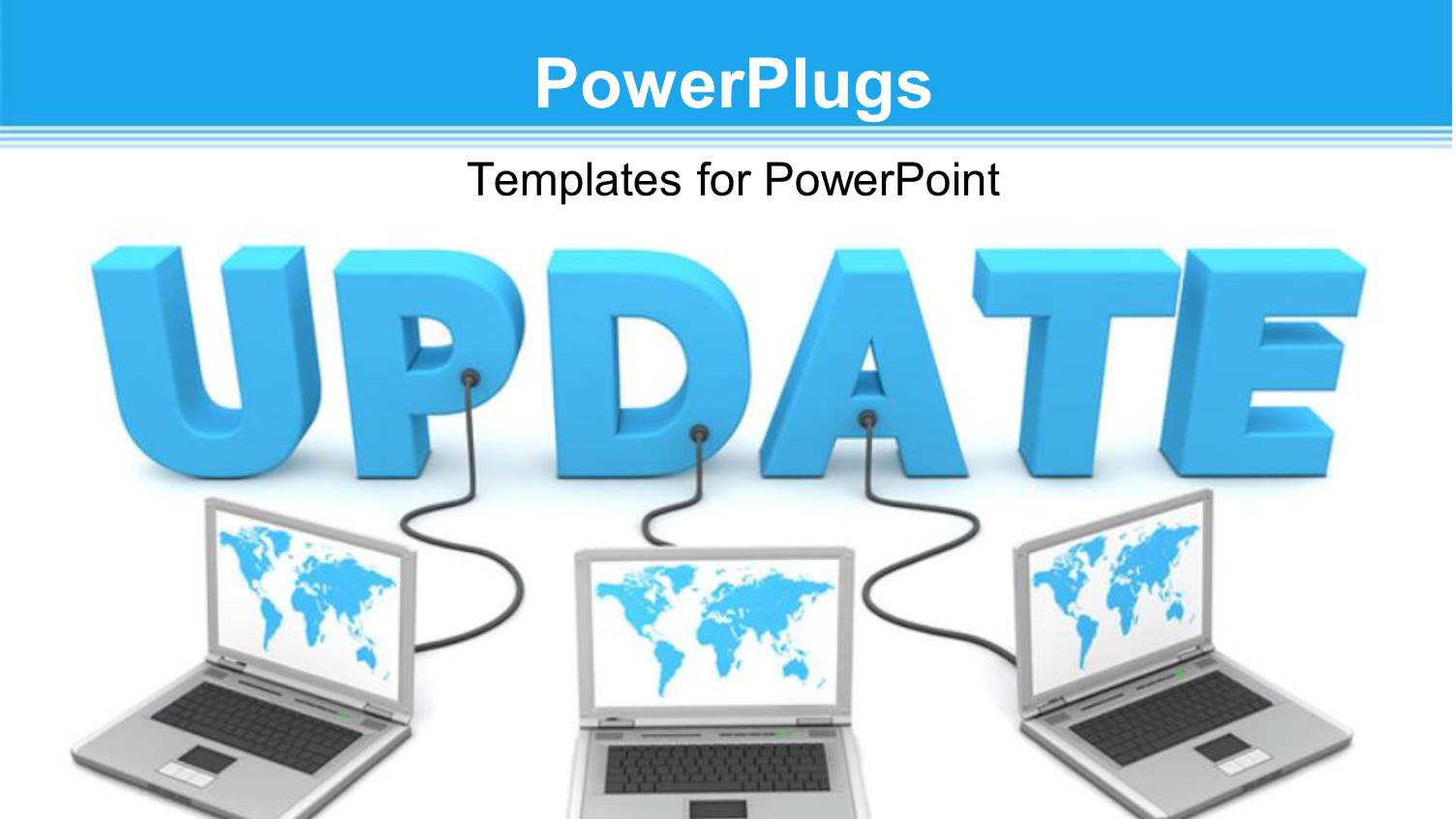 a Number of Laptops Connected to the Word Update