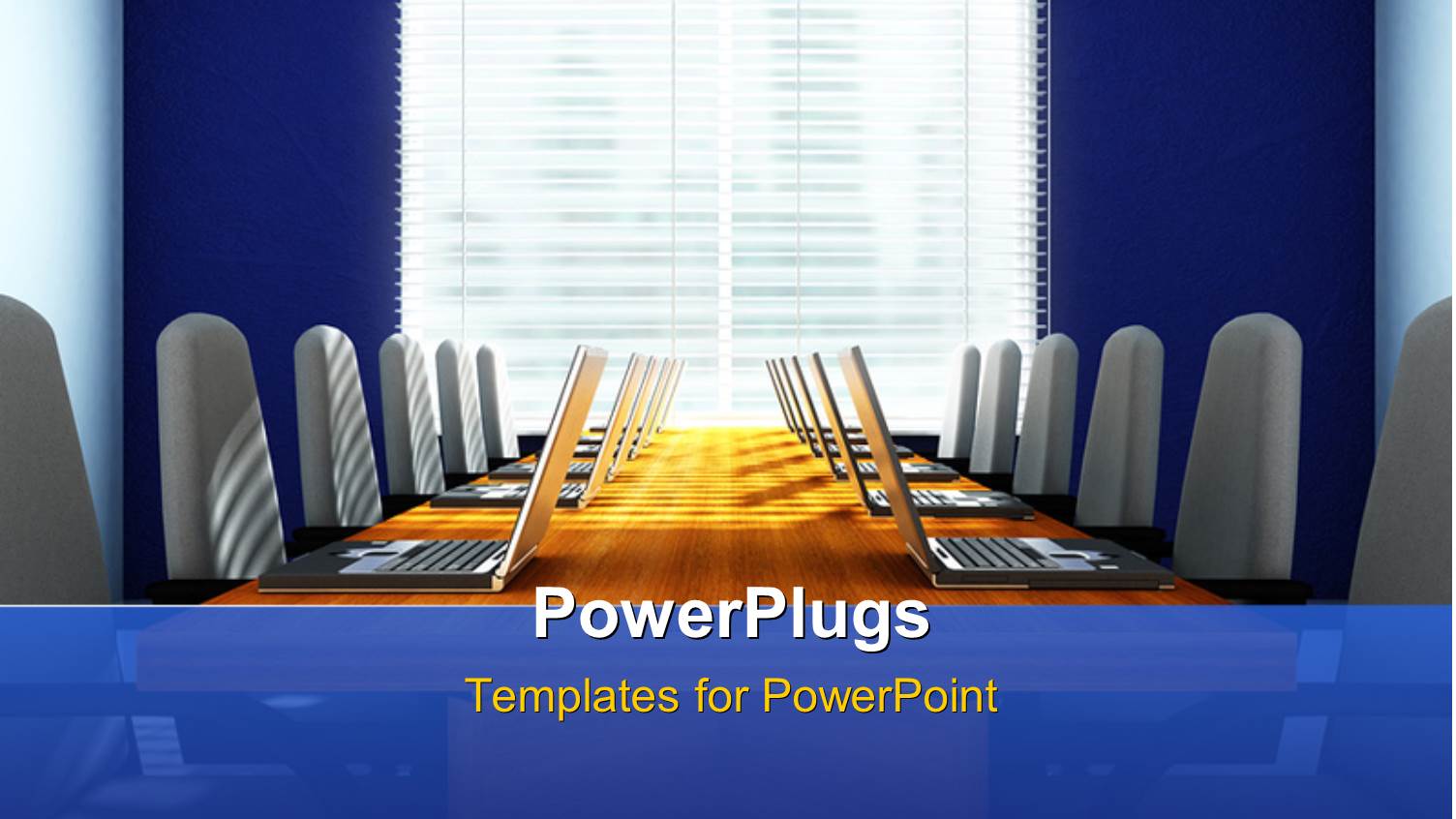 a Number of Laptops in an Office Meeting Room