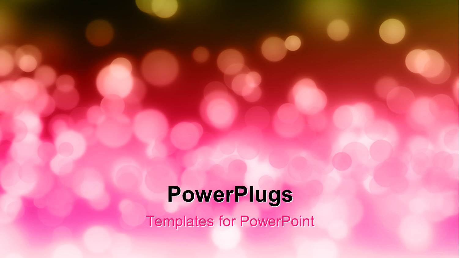 a Number of Lights in the Background