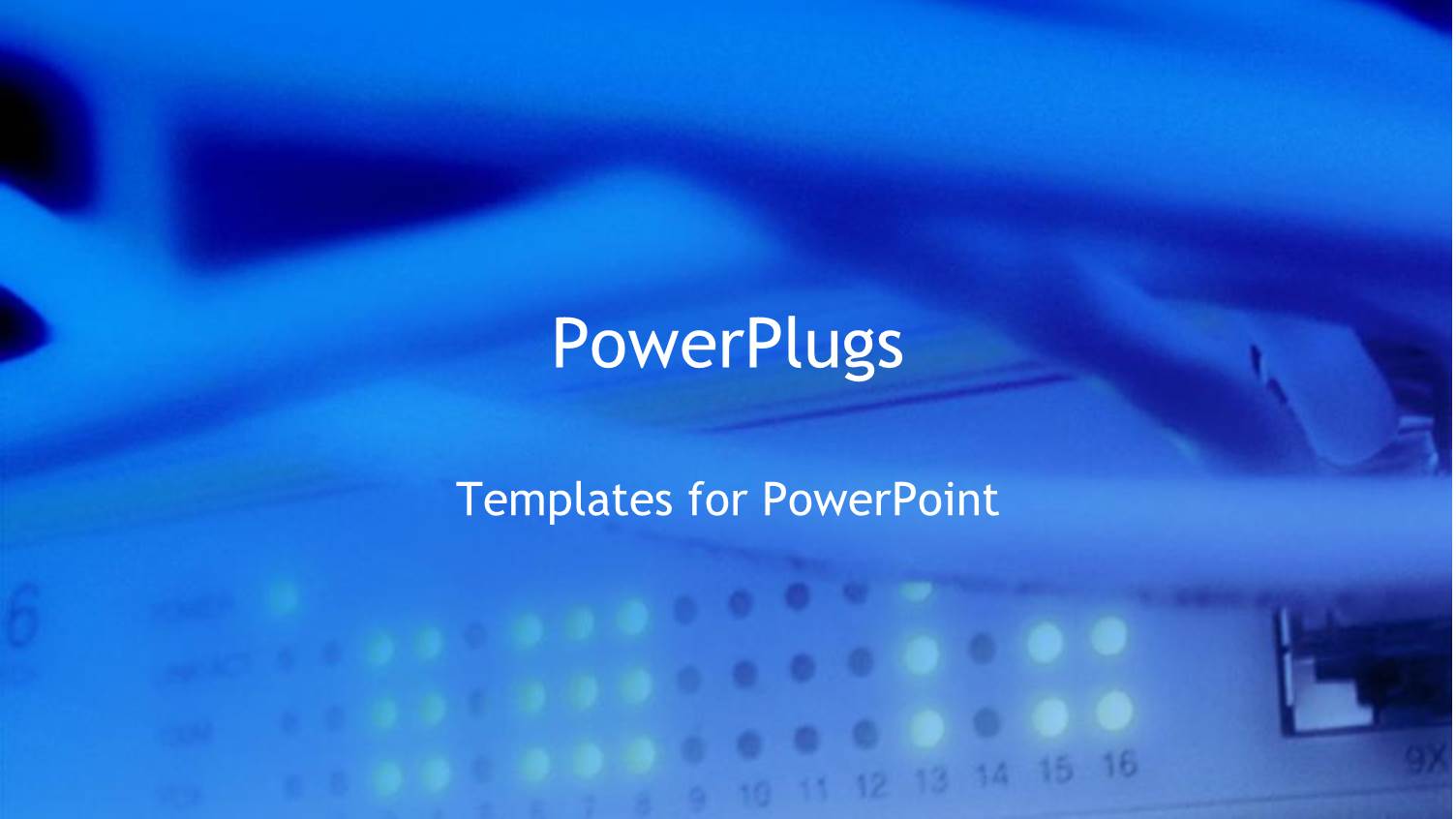 a Number of Lights and Houses