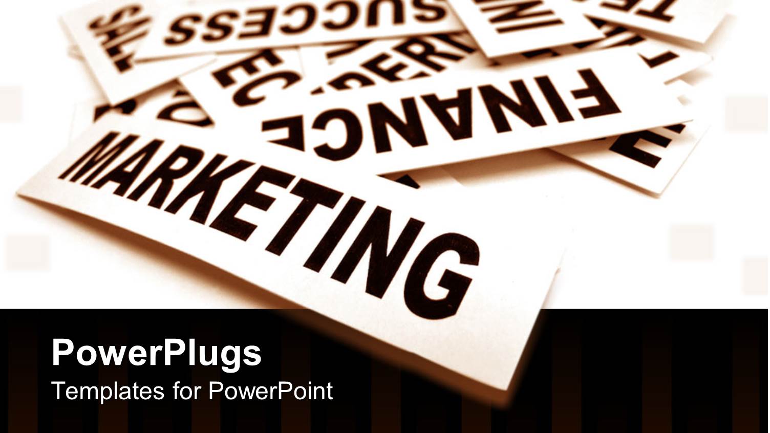 a Number of Marketing Signs with White Background