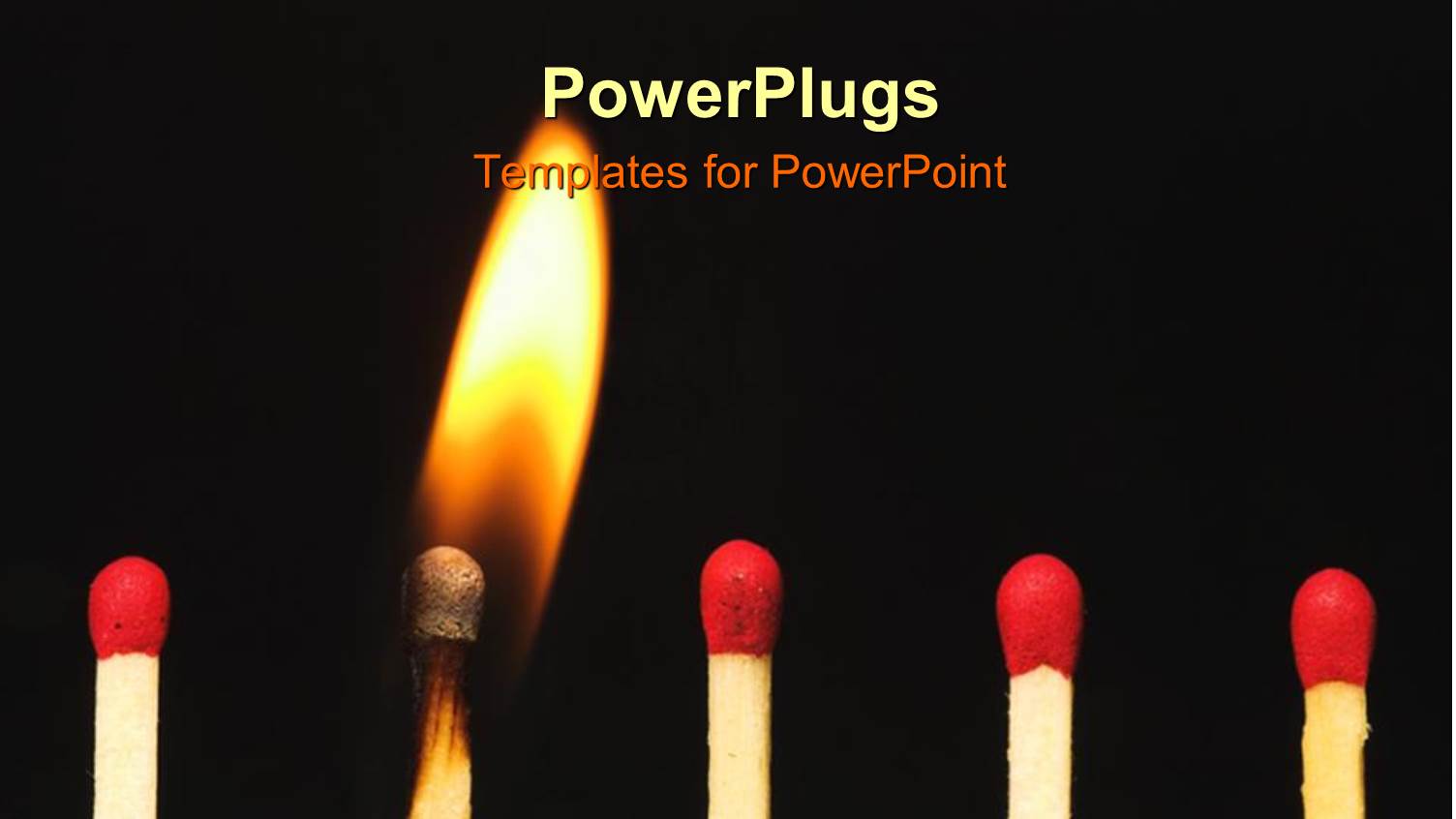 a Number of Match Sticks with One of them Being Burnt