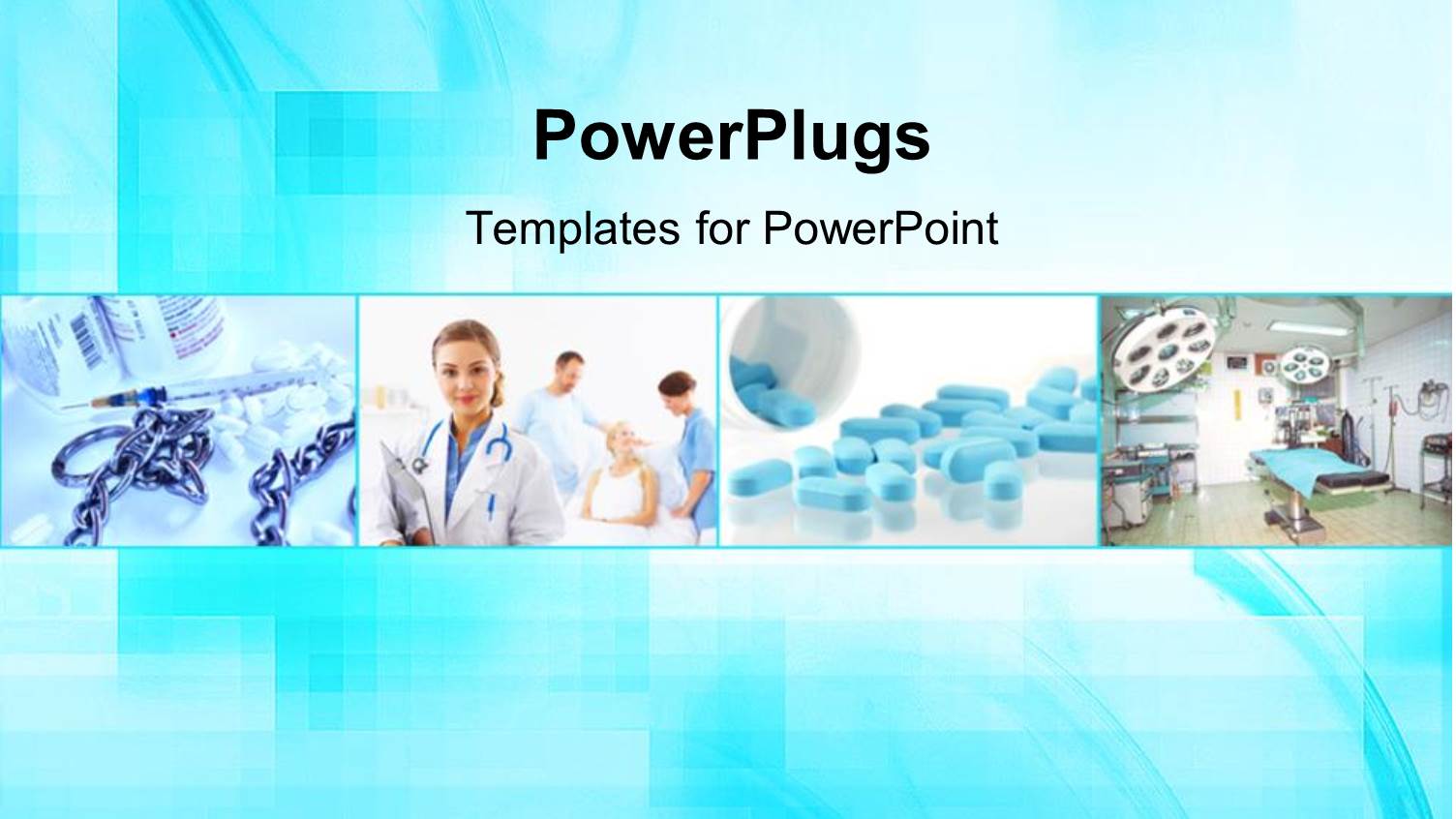 a Number of Medical Related People with Bluish Background