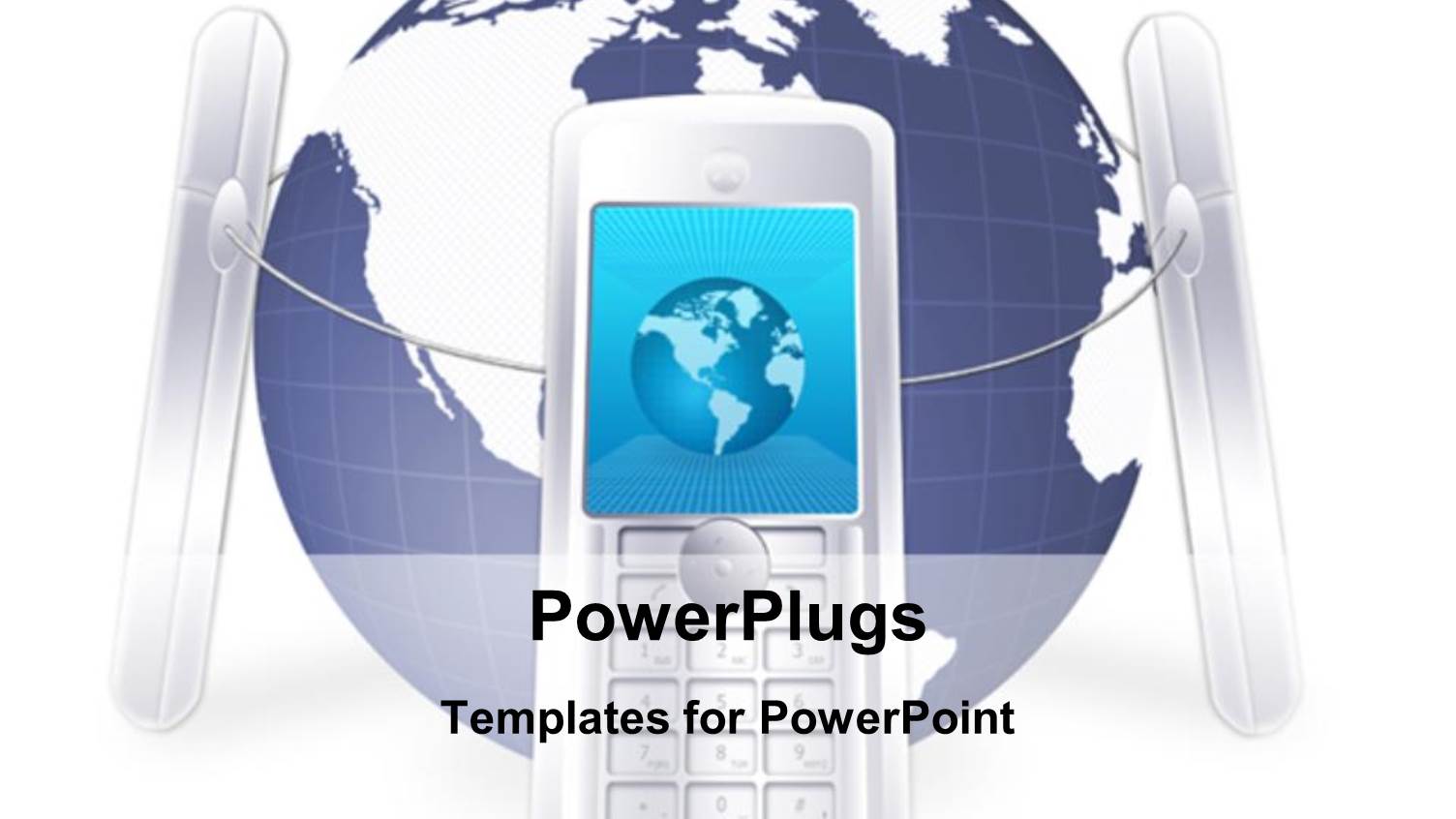 a Number of Mobile Phones Connected Together Encircling the World