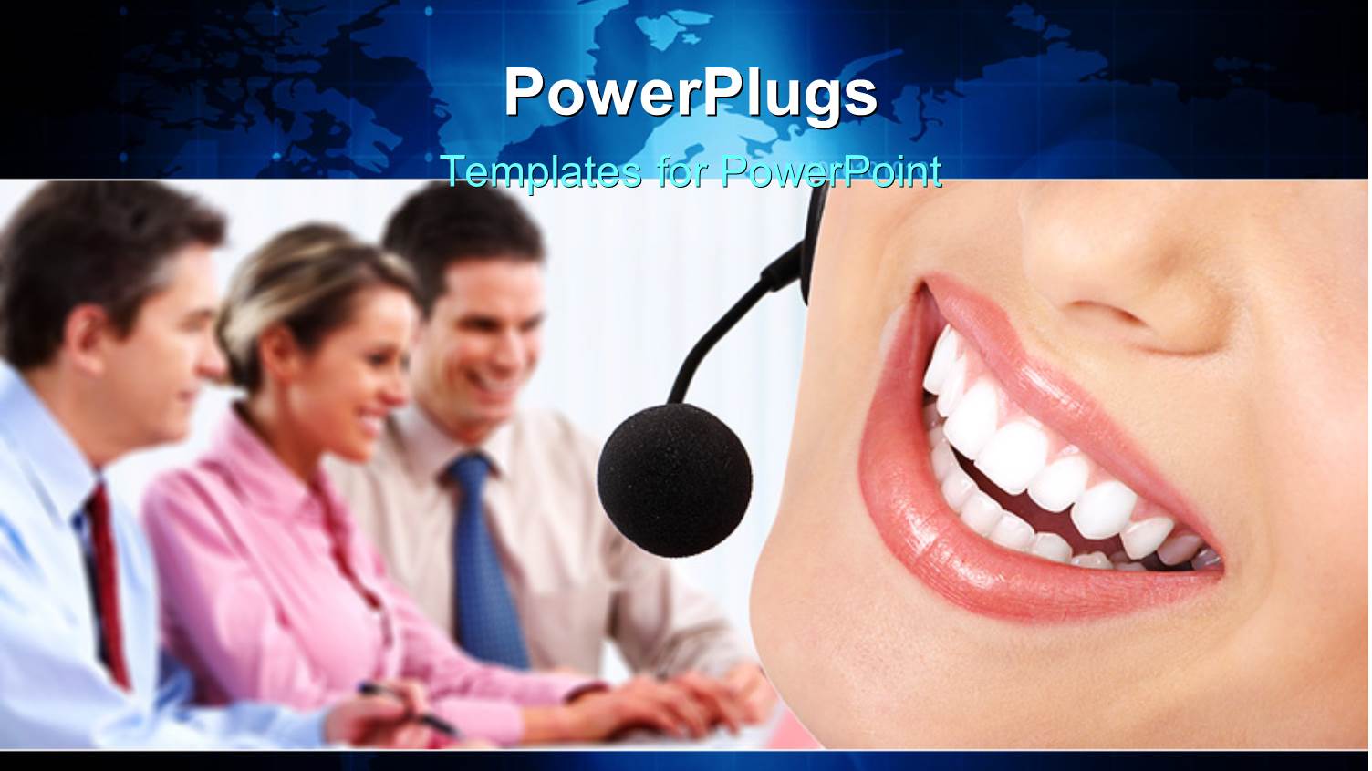 a Number of Office Workers Happy with White Background