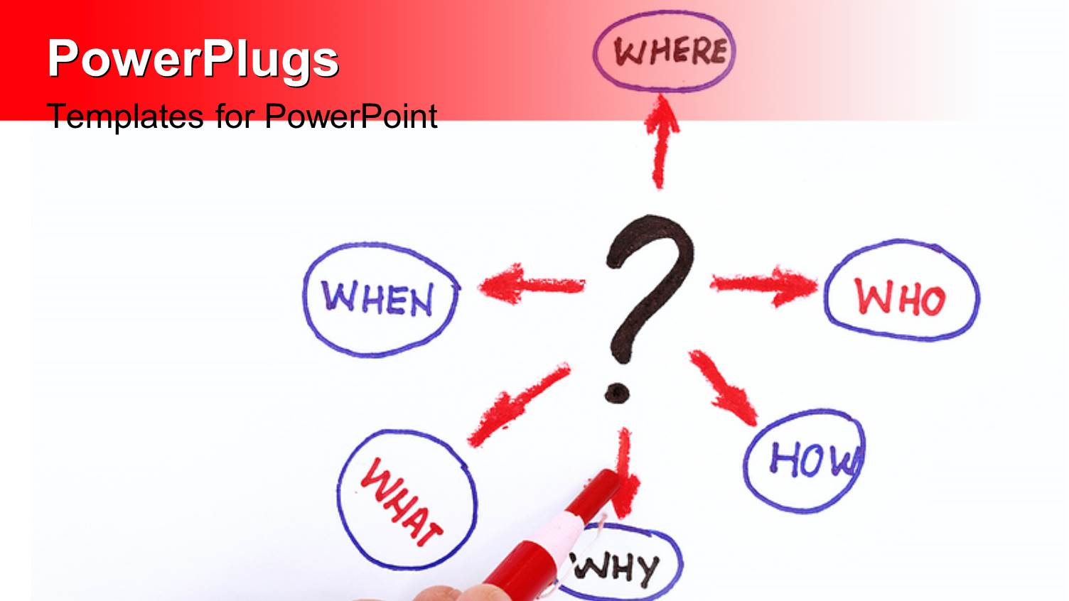 a Number of Options with Reddish Background